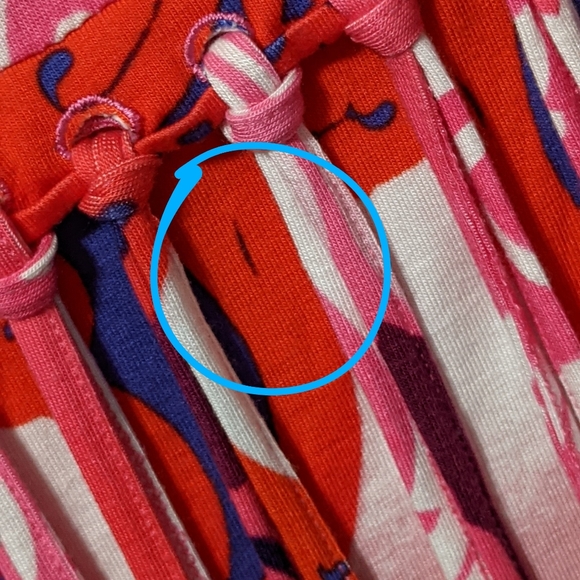 Bebe fringe jersey dress party going out Moroccan print XS - Picture 13 of 13